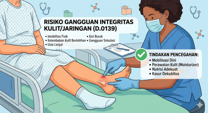 RISIKO GANGGUAN INTEGRITAS KULIT/JARINGAN (D.0139)