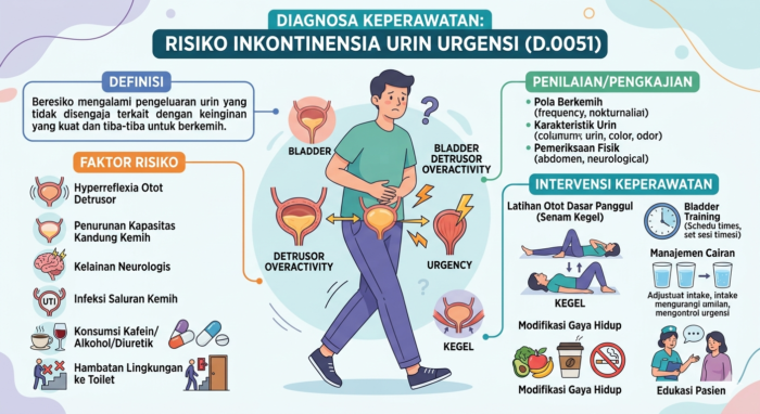 RISIKO INKONTINENSIA URIN URGENSI (D.0051)