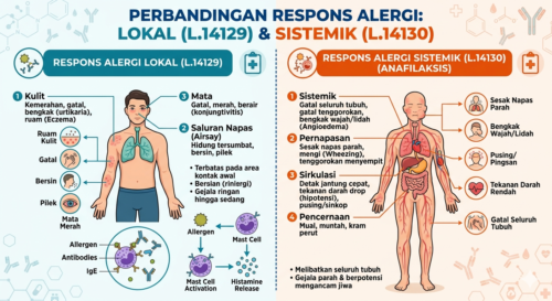 Respons Alergi Lokal (L.14129) & Respons Alergi Sistemik (L.14130)